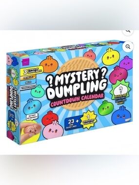 RARE! 24 mini dumplings! Mystery Dumpling Countdown Calendar - Blue